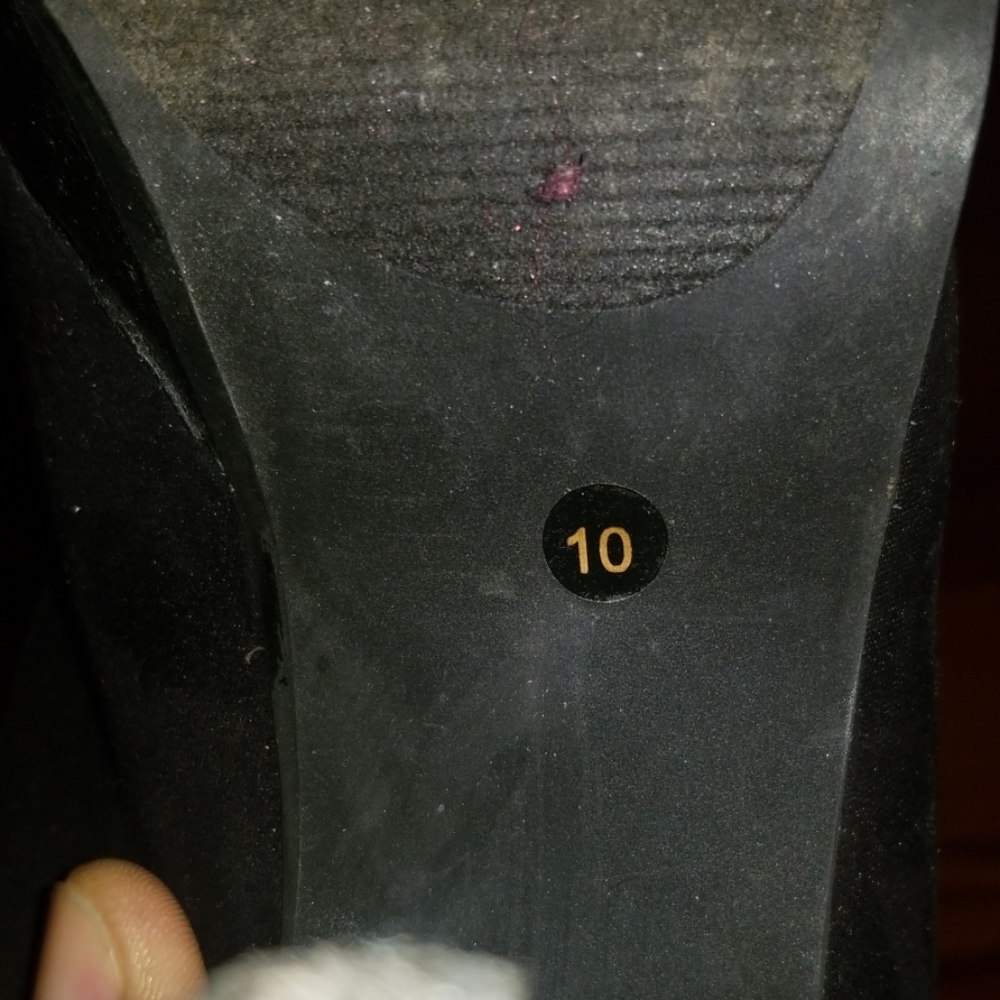 Peep Toe Bootie Heels - Picture 4 of 5